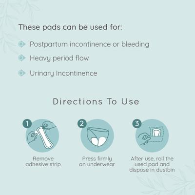 Pee Safe Disposable Maternity Pads (XXXL) 8's - Sanitary Napkins