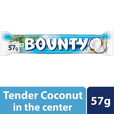 Bounty Tender Coconut Chocolate Bar 57 gm - Nutritional Bars