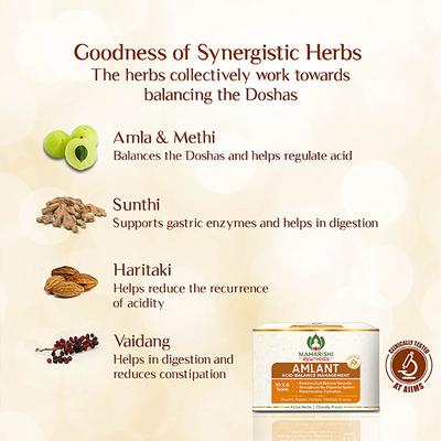 Maharishi Ayurveda Amlant Tablet (Pack of 10 x 6's) - Speciality Medicines