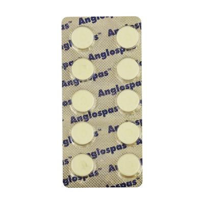 Anglospas 10/250mg Tablet 10'S - Muscle Cramps/Spasticity-Ant
