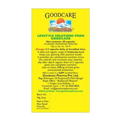 Baidyanath Spirulina+ Capsules 60's (N) - Pure Herbs