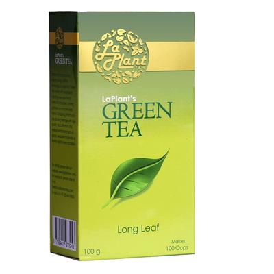 LaPlant Green Tea Long Leaf 100 gm - Teas