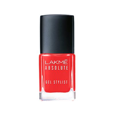 Lakme Absolute Gel Stylist Salmon Souffle 12 ml - Nail Polish