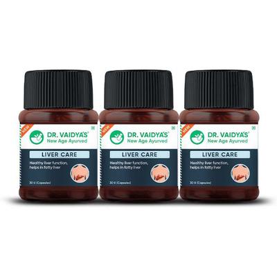 Dr. Vaidya's Liver Care Capsule (Pack of 3 x 30's) - Speciality Medicines