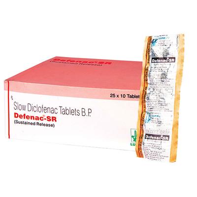 Defenac SR 100mg Tablet 10'S - Pain relief-Nsa