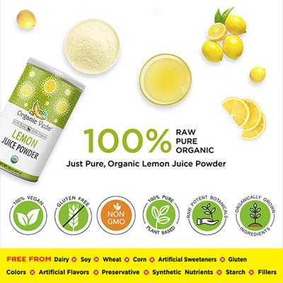Organic Veda Lemon Juice Powder 454 gm - Pure Herbs