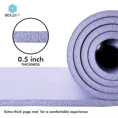 Boldfit Yoga Mat - Purple 1's - Workout Essentials