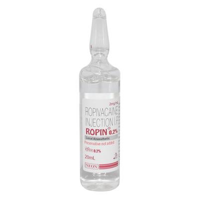 ROPIN 0.2% INJECTION 20ML - Anaesthesia General