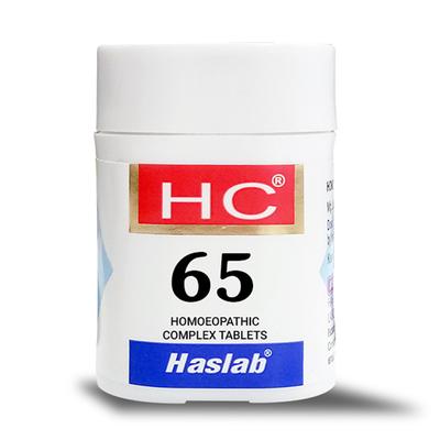 Haslab HC 65 (Homeopathic Complex) Tablet 550 gm - Homeopathic Complex Tablet
