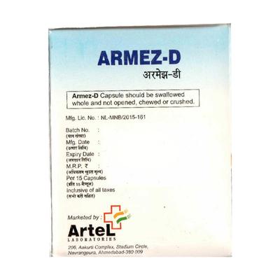 ARMEZ D Capsule 15's - Ulcer/Reflux/Flatulence-Aaa