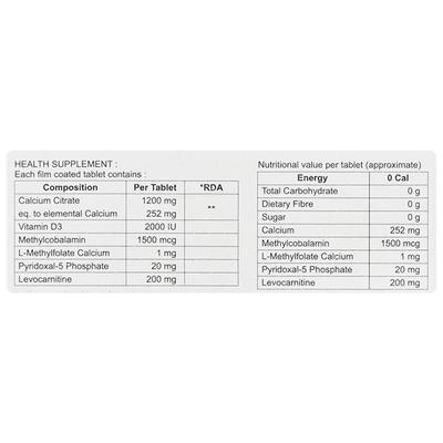 PARNACAL HD Tablet 10's - Supplements-Cal
