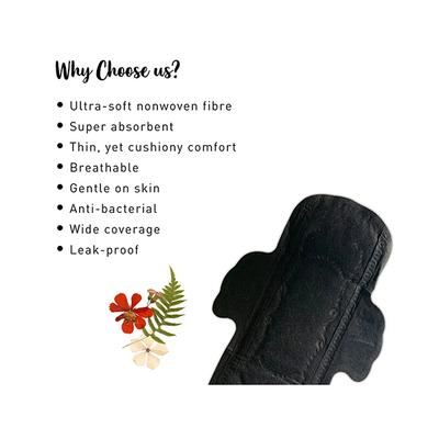 Sirona Ultra-thin & Natural Black Sanitary Pad (Small) 10's - Sanitary Napkins