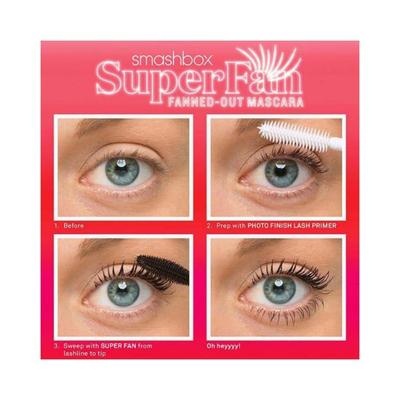 Smashbox Super Fan Fanned-Out Mascara Black 10 ml - Mascaras