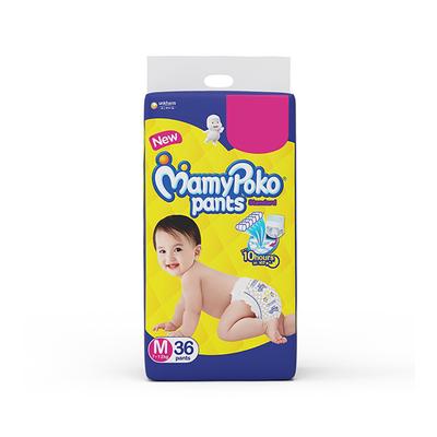 MAMYPOKO PANTS STANDARD (M) 36'S - Diapers & Wipes