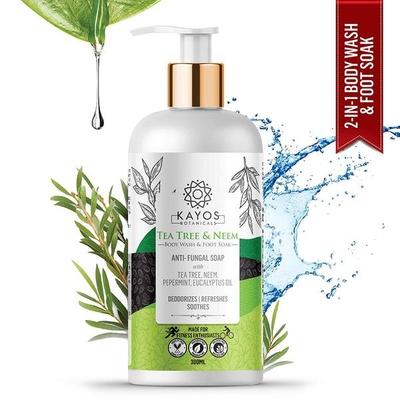 Kayos Botanicals Tea Tree & Neem Anti-fungal Soap 300 ml - Soaps