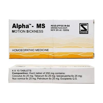 Dr.Willmar Schwabe Alpha - Ms Tablet 40's - Speciality Medicine