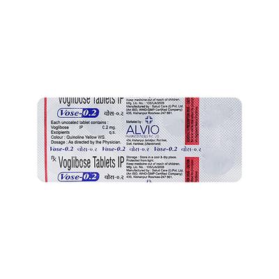 Vose 0.2mg Tablet 10'S - Diabetes-Ant