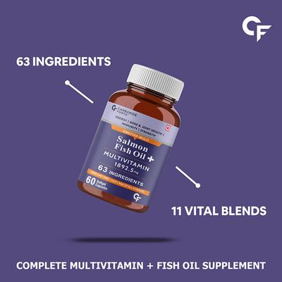 CF Omefish-Multi Salmon Fish Oil+ Softgel Capsule 60's - Omega Fish Oil Fatty Acids