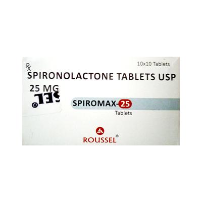 SPIROMAX 25 Tablet 10's - Hypertension-Diu