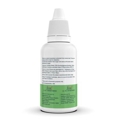 NutritJet Stevia Liquid Drops 30 ml - Sugar Substitute