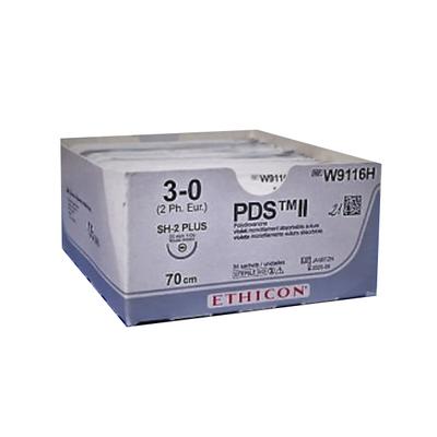 Johnson & Johnson Ethicon PDS II Monofilament Absorbable Suture - Violet (3-0) (90 cm) (W9116H) 1's - Sutures