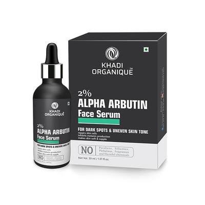 Khadi Organique Face Serum - 2% Alpha Arbutin 30 ml - Personal Care (Ayush)