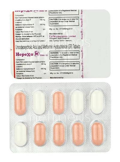 Hepexa M Tablet 10'S - Cholelithiasis/Gall Stones