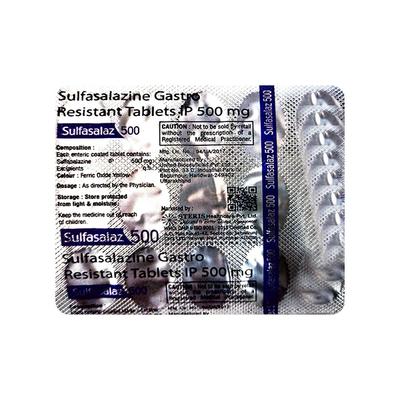 SULFASALAZ 500 Tablet 15's - Ulcerative Colitis/Bowel Inflammatory Disease-GIT