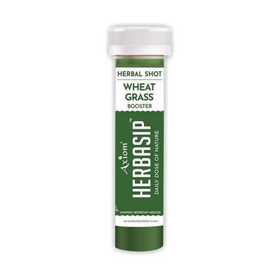 Axiom Herbasip Wheatgrass Juice Shots (Pack of 6 X 50 ml) - Ayurvedic Juices