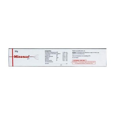 Misonac Gel 30gm - Pain relief-Nsa