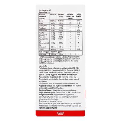 COGVIN MANGO FLAVOUR Syrup 200ml - Supplements-Sup