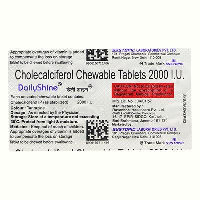 Dailyshine Tablet 10'S - Supplements-Cal