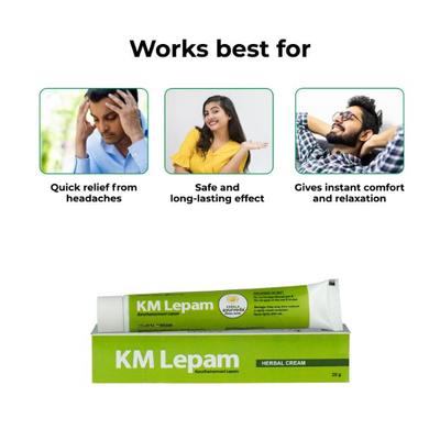 Kerala Ayurveda Km Lepam Cream 20 gm - Pain Relief (Ayush)