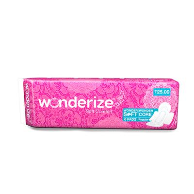 Wonderize Dry Comfort Sanitary Pads (R) 6's - Sanitary Napkins