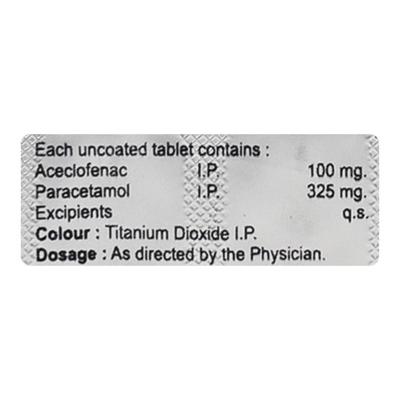 Alock P Tablet 10'S - Pain relief-Nsa