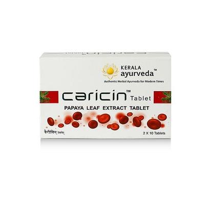 Kerala Ayurveda Caricin Tablet (Pack of 2 x 10's) - Speciality Medicines