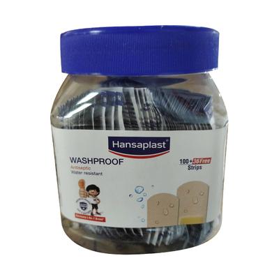 Hansaplast Washproof Antiseptic Bandaid Strips 100's + Free 36's - Bandages