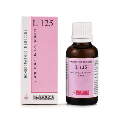 Lord's L 125 Glandular Women Drops 30 ml - Homeopathic Drops