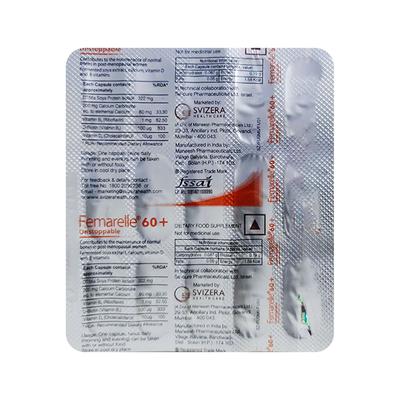 FEMARELLE UNSTOPPABLE 60+ Capsule 15's - Supplements-Vam