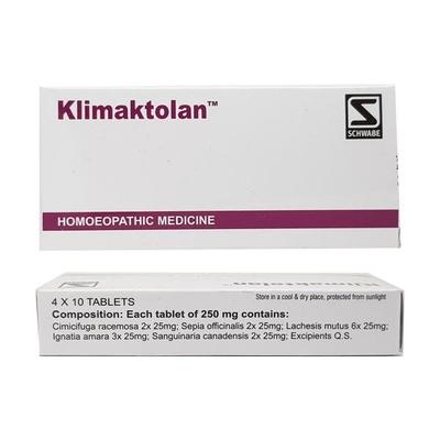 Dr. Willmar Schwabe Klimaktolan Tablet 10's - Speciality Medicine