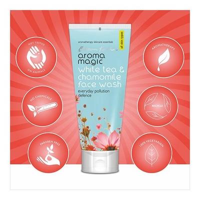 Aroma Magic Face Wash - White Tea & Chamomile 100 ml - Face Wash & Cleansers