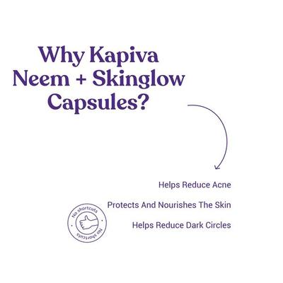 Kapiva Neem+ Skin Glow Capsules 60's - Speciality Medicines
