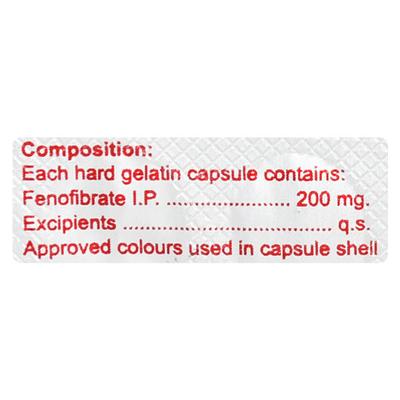 Trifeno 200mg Capsule 10'S - High Cholesterol-Dys