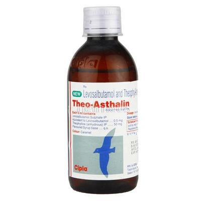 NEW Theo Asthalin Syrup 100ml (N) - Asthma/COPD-Ast