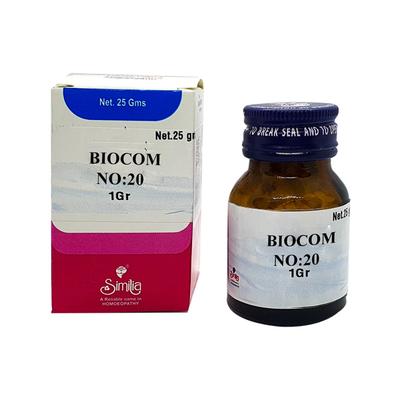 Similia Biocom No.20 Tablet 25 gm - Bio-Combination