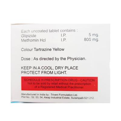 GLUCODOL FORTE Tablet 10's - Diabetes-Ant