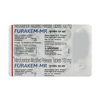 Furakem MR 100mg Tablet 15'S - Bacterial Infections-OAB
