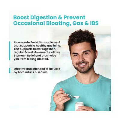 Wellbeing Nutrition Probiotic + Prebiotic Fibre Effervescent Tablet - Green Apple & Peppermint (Pack of 4 x 21's) - Digestive Health