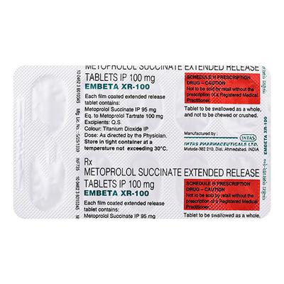 Embeta XR 100mg Tablet 10'S - Hypertension-Bet