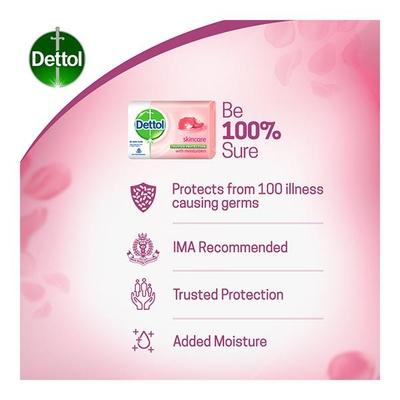 Dettol Soap - Skincare (Pack of 4 x 75 gm) - Soaps